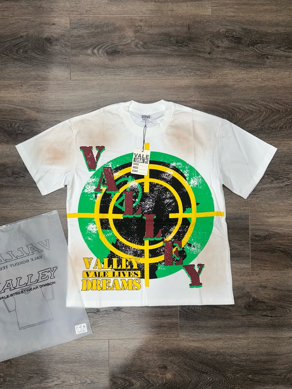 Vale White "Valley Dreams" VVS Shirt - Size S - Brand new - Fits oversized
